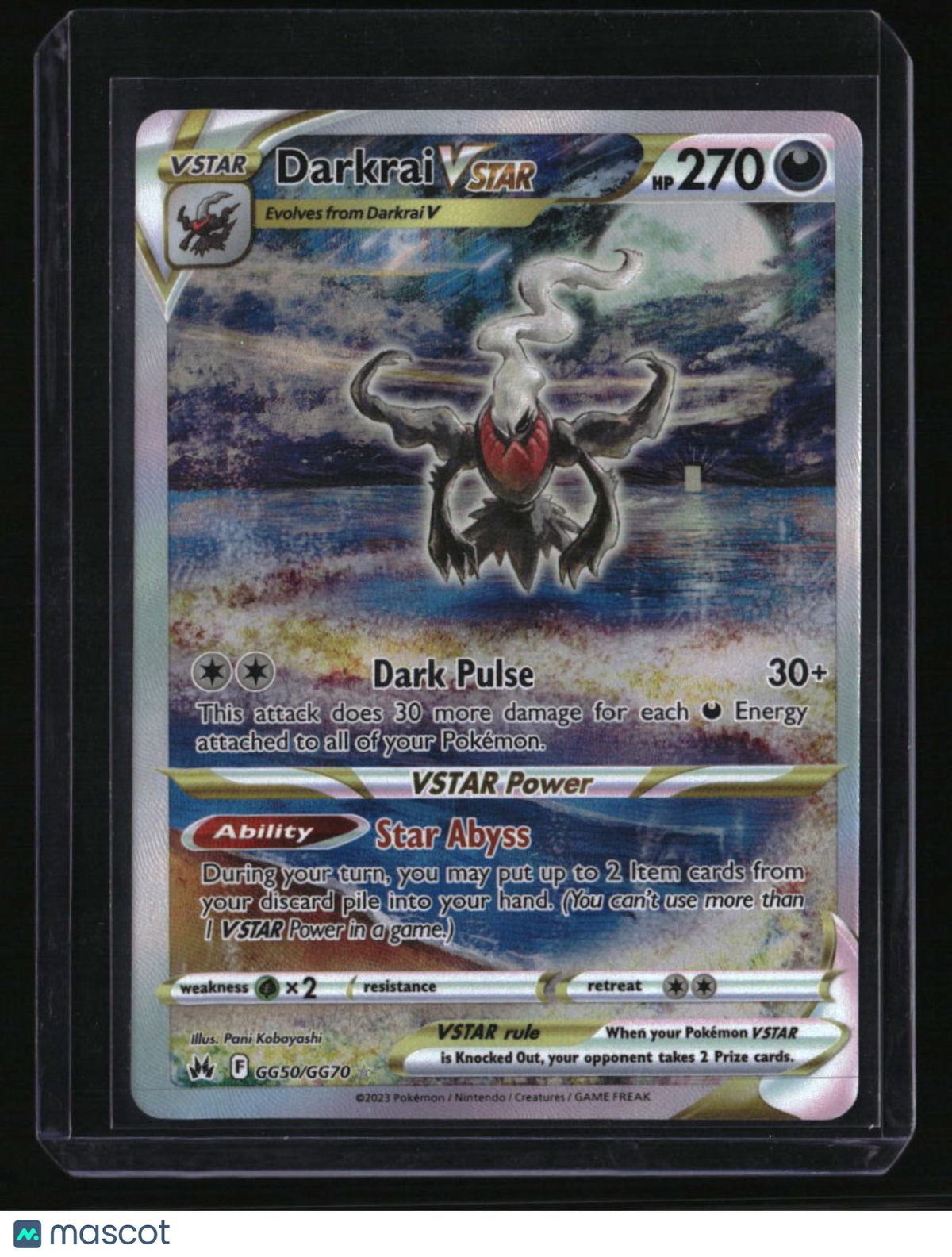 SWSH: Crown Zenith: Galarian Gallery Darkrai VSTAR
