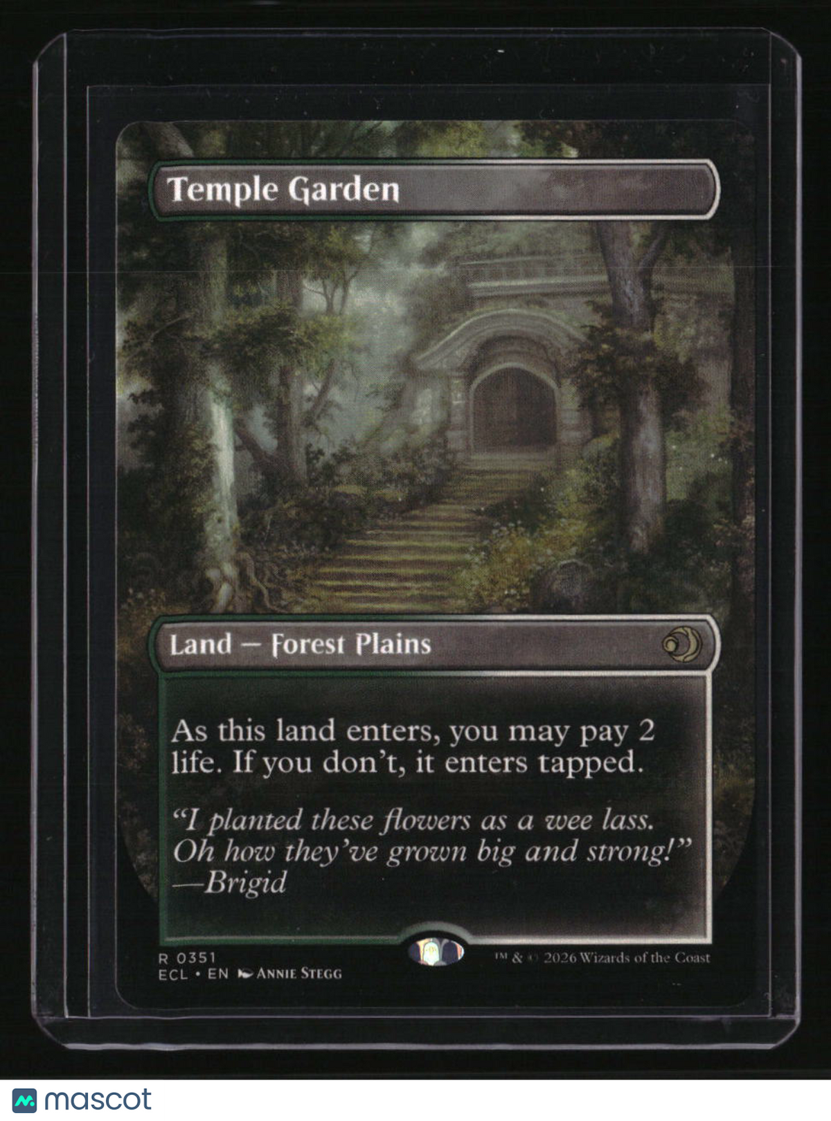 Lorwyn Eclipsed Temple Garden (Borderless)