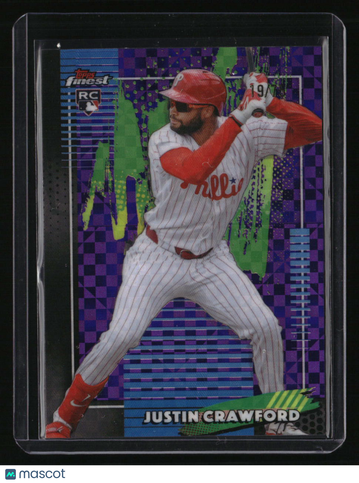 2026 Finest Justin Crawford Purple X-Fractors #/75
