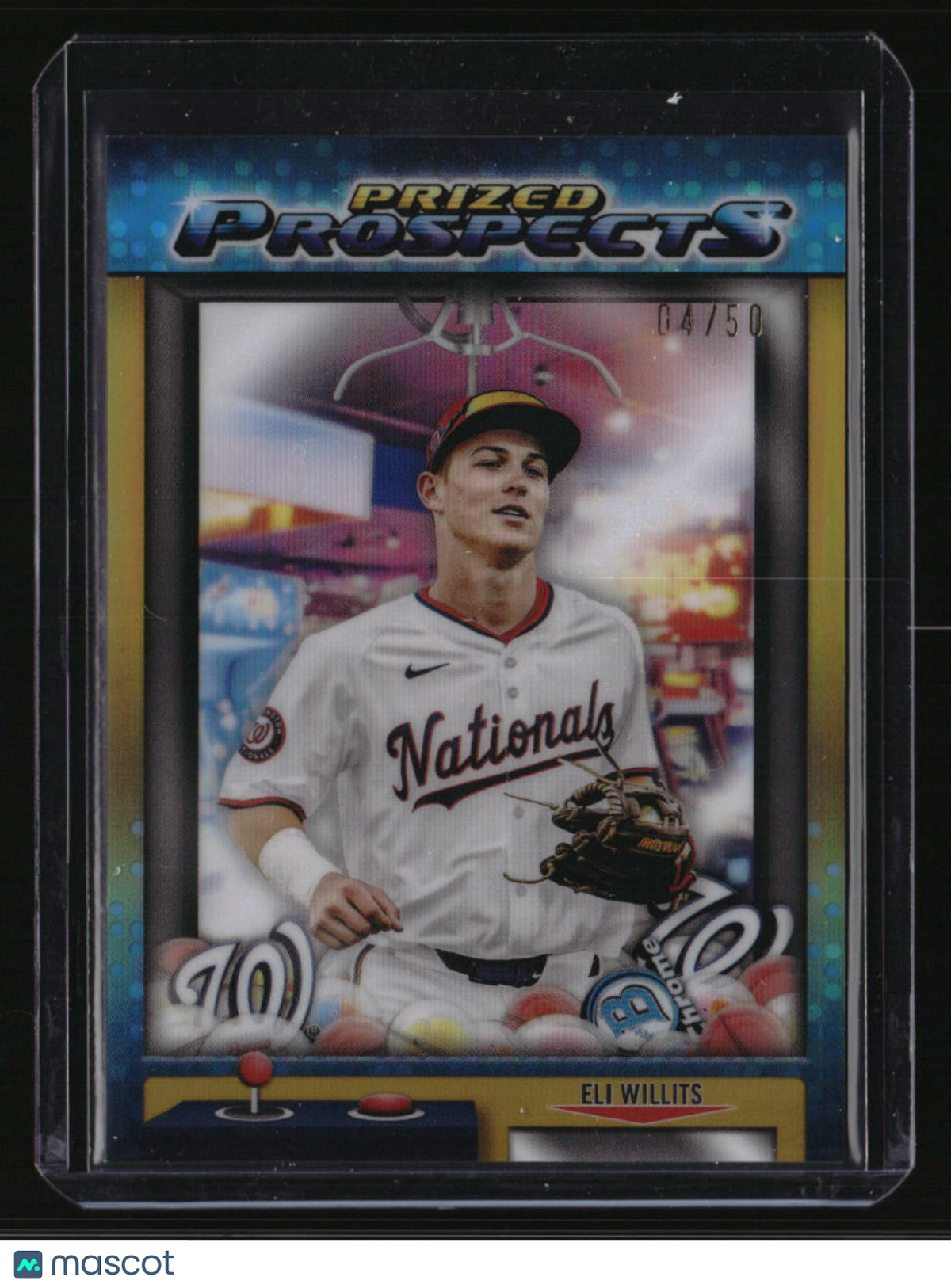2025 Bowman Draft Eli Willits Prized Prospects Gold Refractor #/50