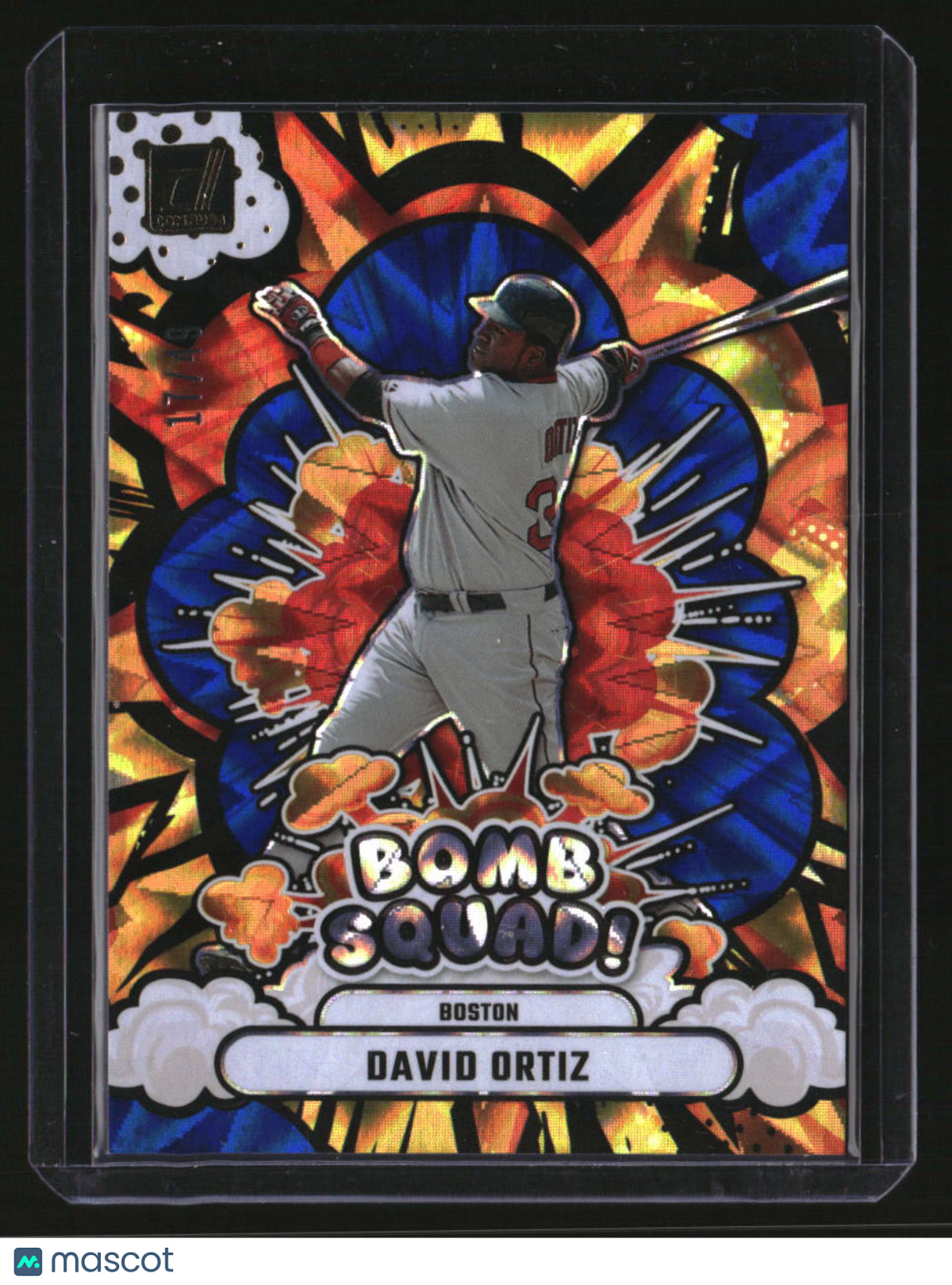 2025 Donruss David Ortiz Bomb Squad Blue Xplosion #/49