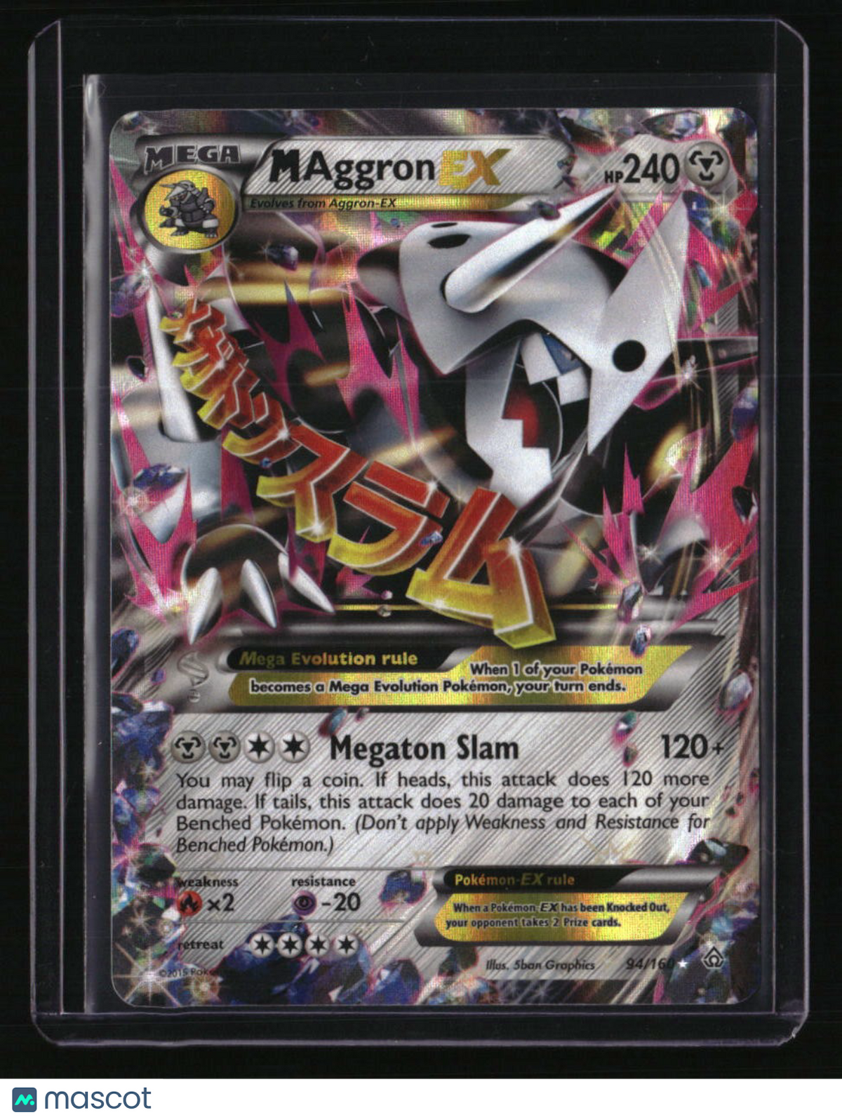 XY - Primal Clash M Aggron EX