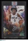 2020-21 Panini Origins Tyrese Maxey Origins Autographs Silver Ink #/99