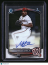 2025 Bowman Draft Miguel Sime Jr. Chrome Prospect Autographs