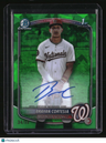 2025 Bowman Chrome Sapphire Edition Brayan Cortesia Prospect Autos Green #/99
