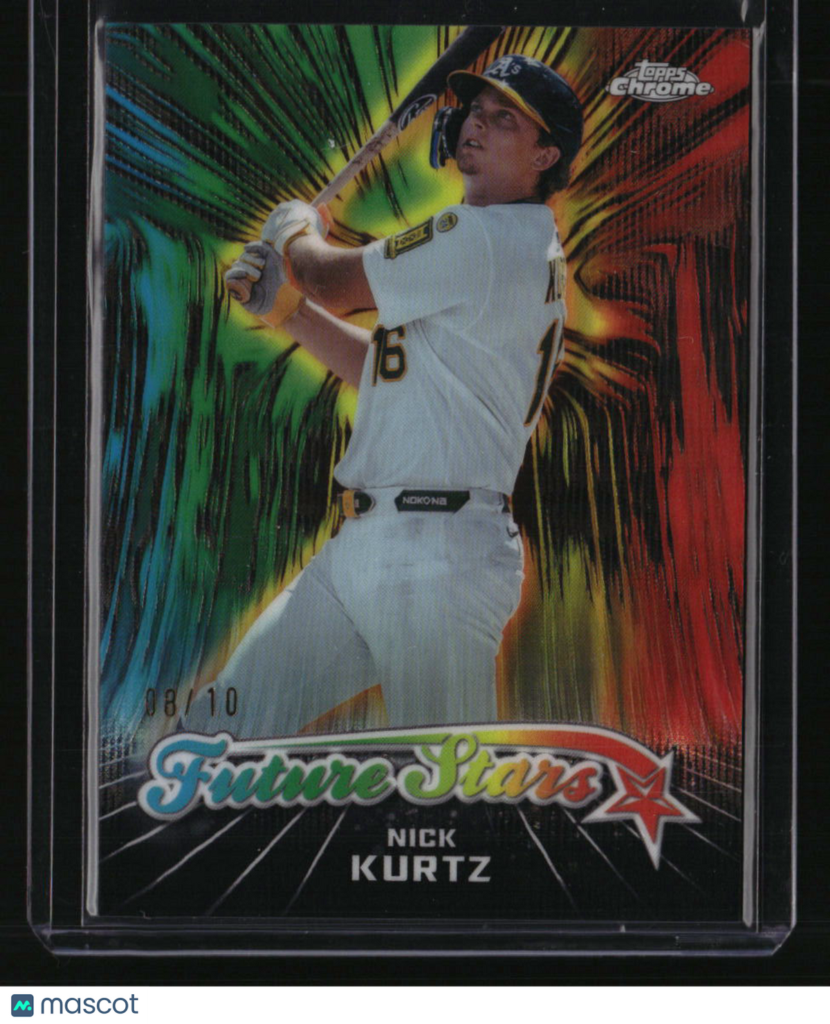 2026 Topps Chrome Nick Kurtz Future Stars Black Refractor #/10