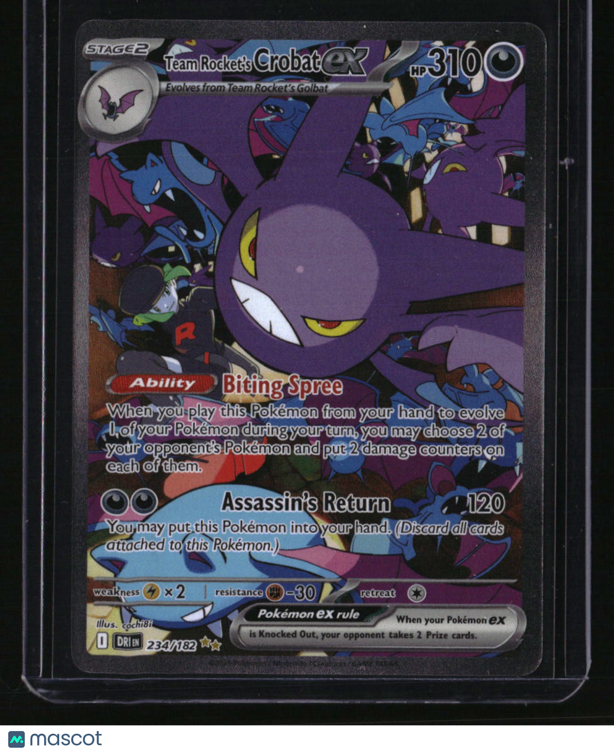 SV10: Destined Rivals Team Rocket's Crobat ex