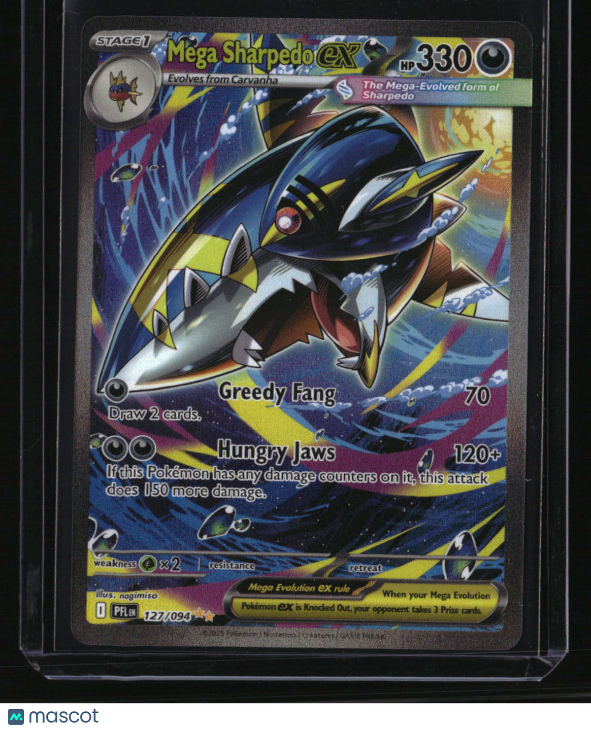 ME02: Phantasmal Flames Mega Sharpedo ex
