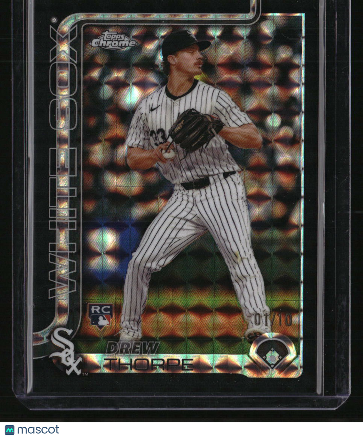 2025 Topps Chrome Drew Thorpe Black Geometric Refractors #/10
