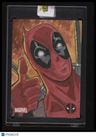 2025 Topps Chrome Marvel Deadpool Deadpool Sketch Isiah Xavier Bradley 1/1