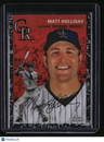 2023 Topps Chrome Platinum Anniversary Matt Holliday Black Refractor #/10