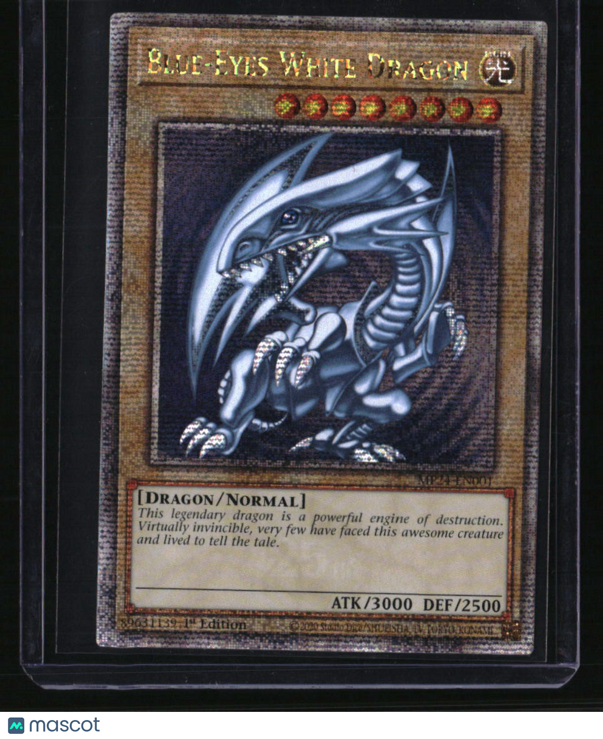 25th Anniversary Tin: Dueling Mirrors Blue-Eyes White Dragon (QCSR)