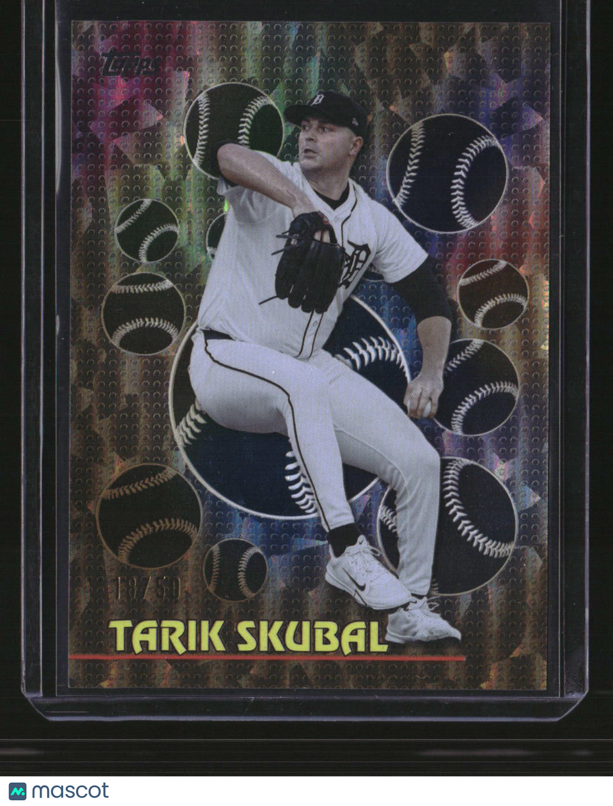 2026 Topps Tarik Skubal Titans of the Game Gold Crackle Foil #/50
