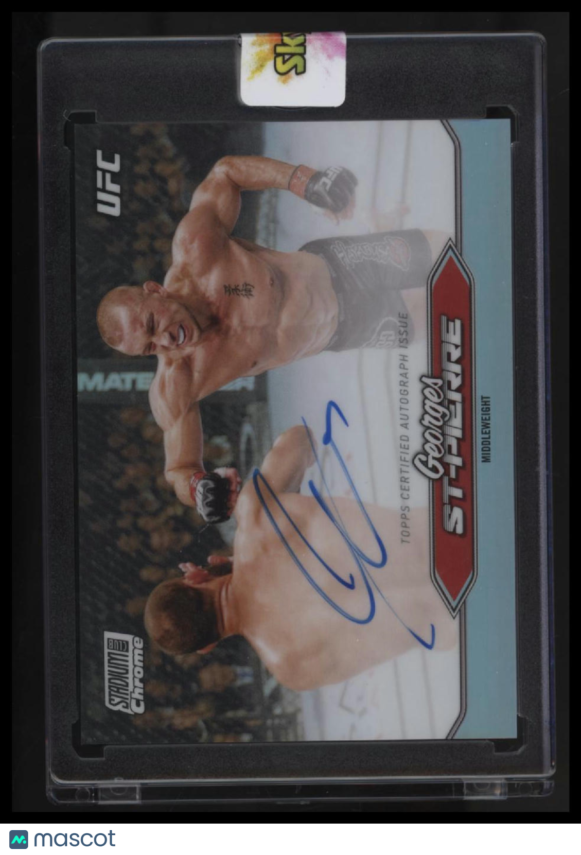 2025 Stadium Club UFC Georges St-Pierre Chrome Autographs