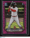 2026 Bowman Justin Gonzales Chrome Prospects Fuchsia Wave Refractor #/199