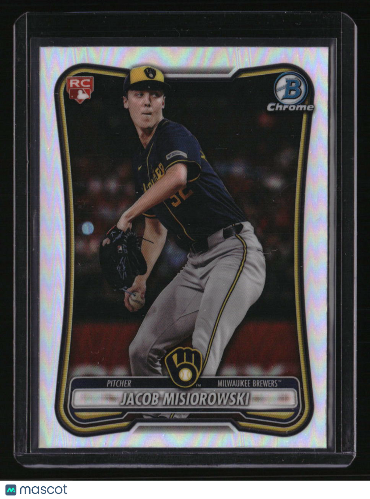 2026 Bowman Jacob Misiorowski Rookie Red RC Logo