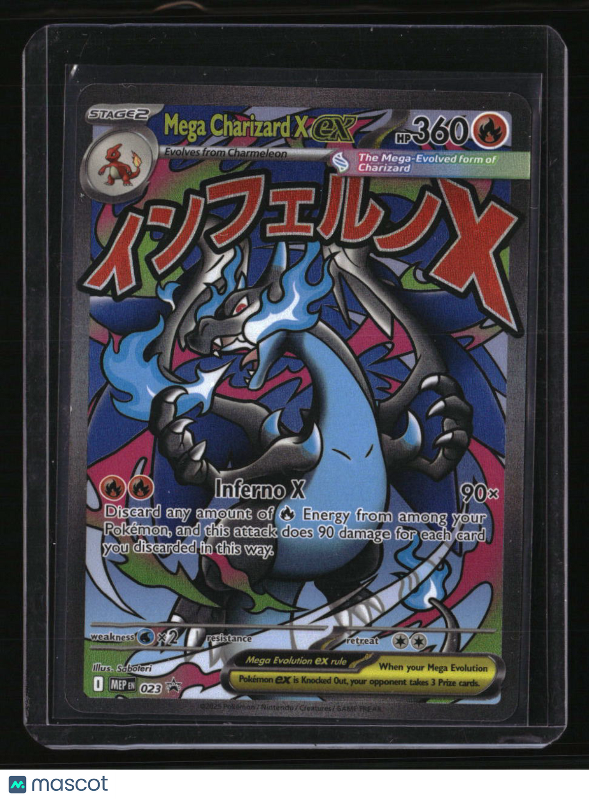 ME: Mega Evolution Promo Mega Charizard X ex