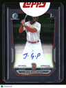 2026 Bowman Justin Gonzales Chrome Prospect Autographs Topps Sealed