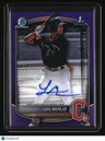 2025 Bowman Luis Merejo Chrome Prospects Autographs Purple Refractor #/250