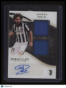 2020 Panini Immaculate Collection Andrea Pirlo Dual Swatch Autographs #/75