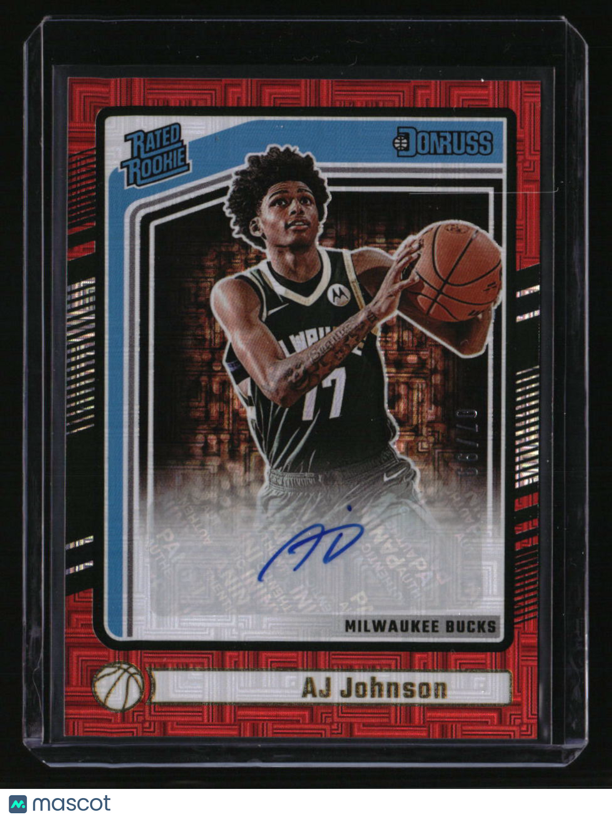 2024-25 Donruss AJ Johnson Choice Red Signature #/99