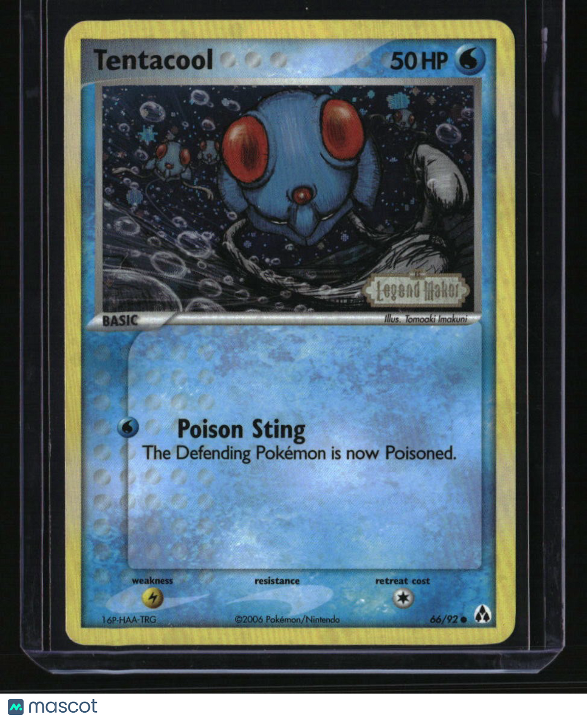 EX Legend Maker Tentacool Reverse Holo