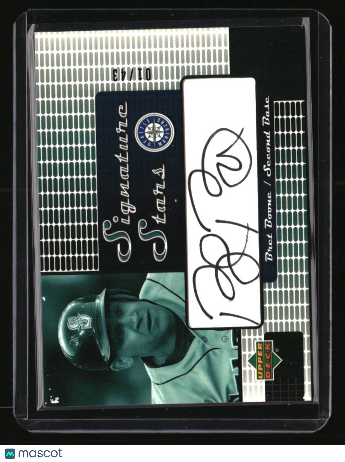 2004 Upper Deck Bret Boone Signature Stars Black Ink Series Two #/43