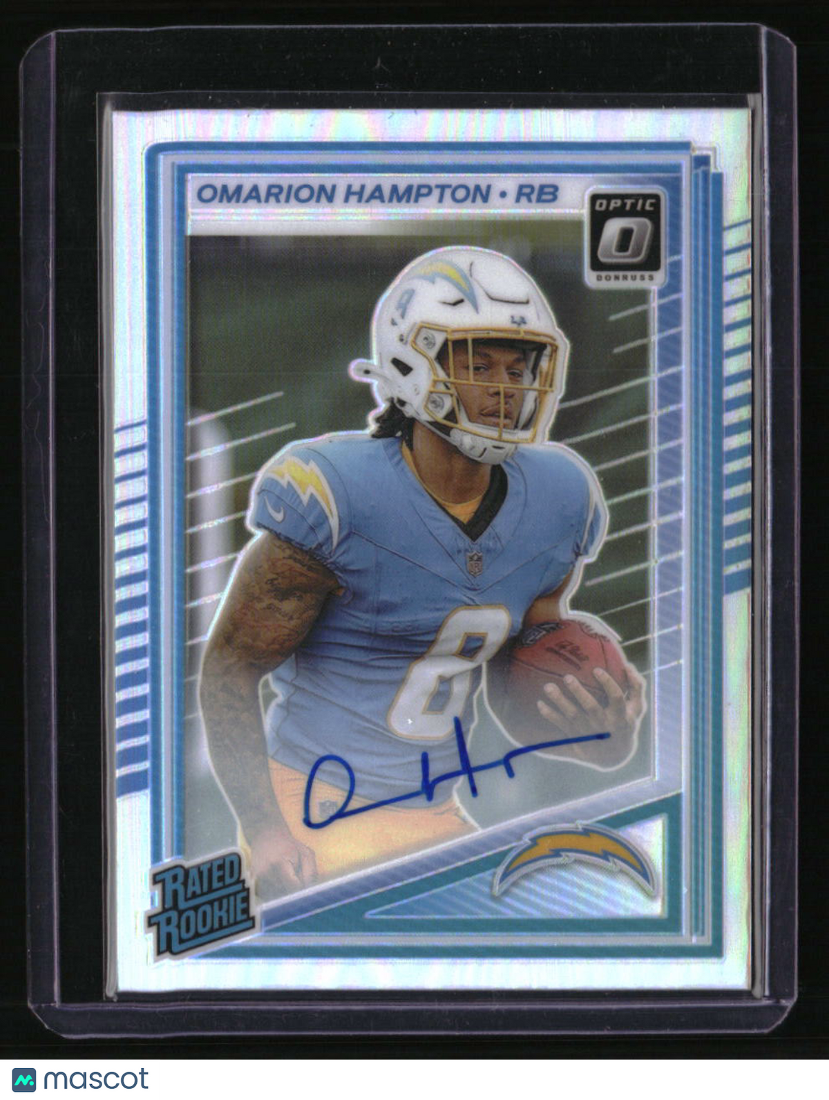 2025 Donruss Optic Omarion Hampton Rated Rookies RPS Autographs Holo #/199
