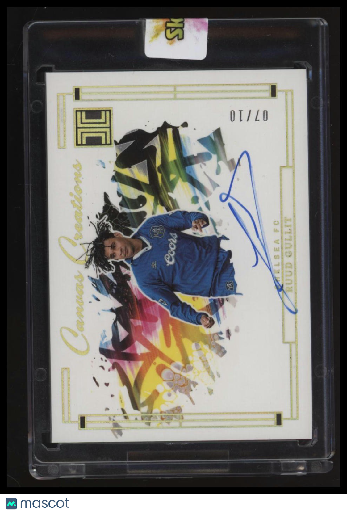 2023-24 Panini Impeccable Ruud Gullit Canvas Creations Gold #/10
