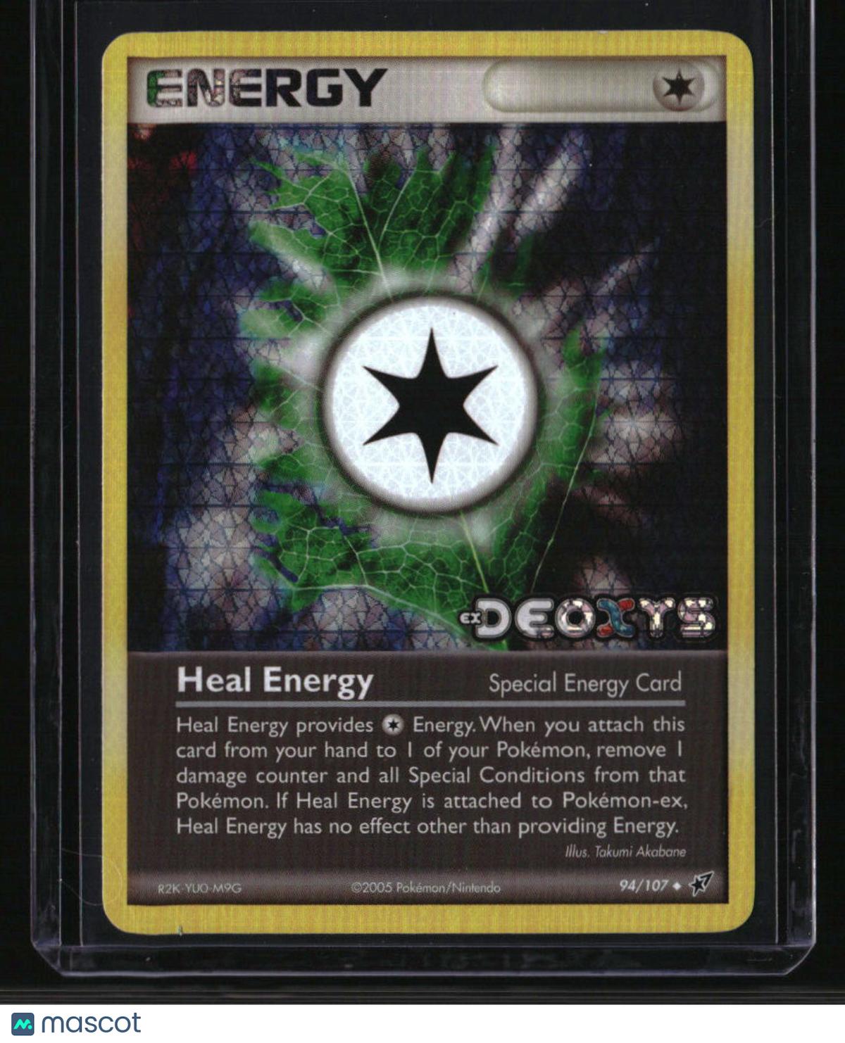 Deoxys Heal Energy Reverse Holo