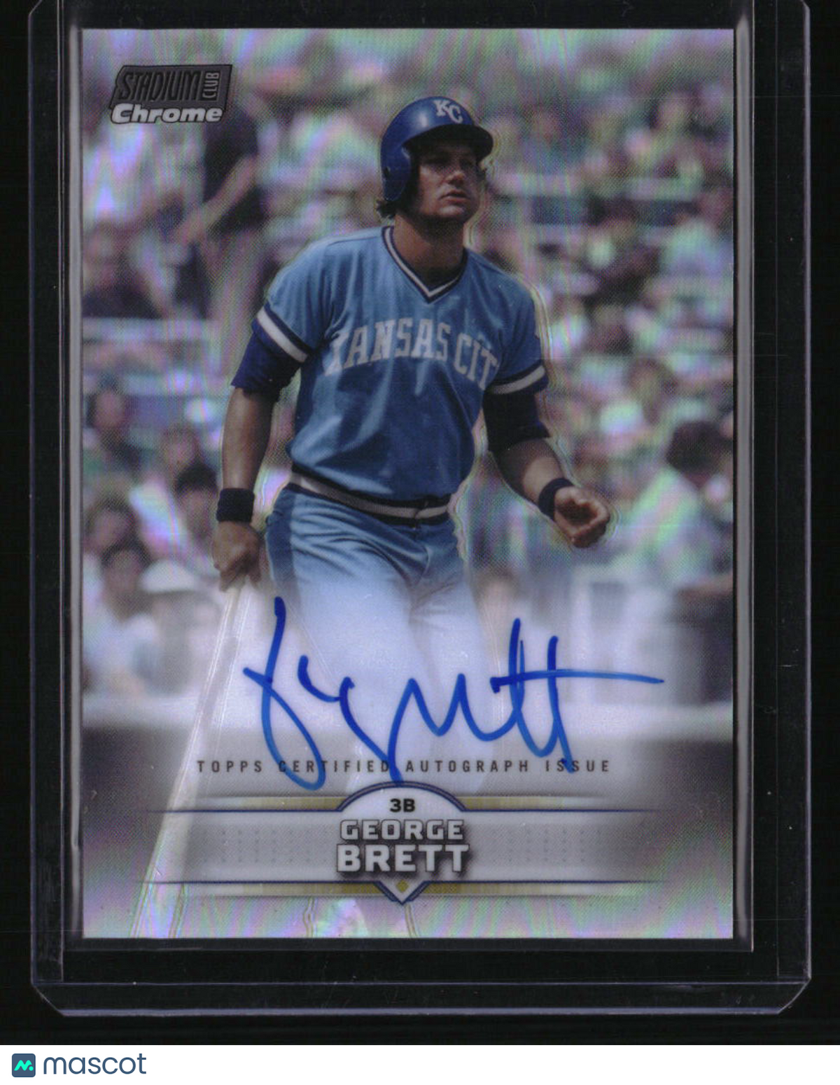 2025 Stadium Club George Brett Chrome Autographs
