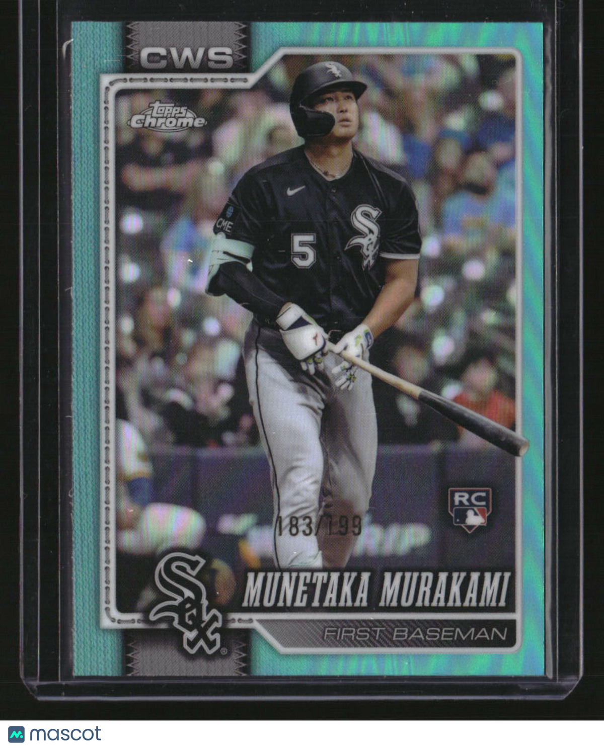 2026 Topps Chrome Munetaka Murakami Aqua Refractors #/199