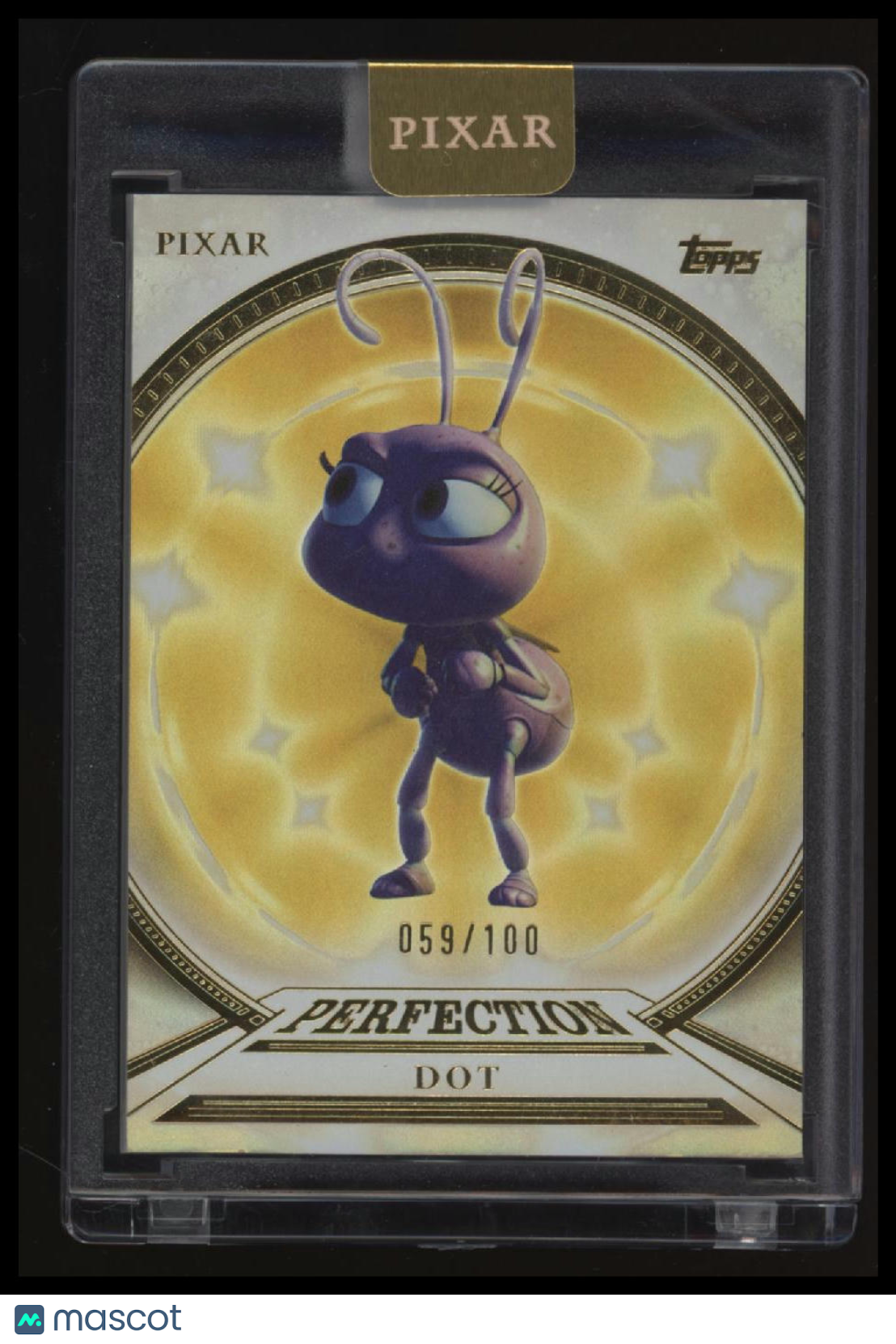 2025 Topps Pixar Gold Dot Pixar Perfection (Encased) #/100