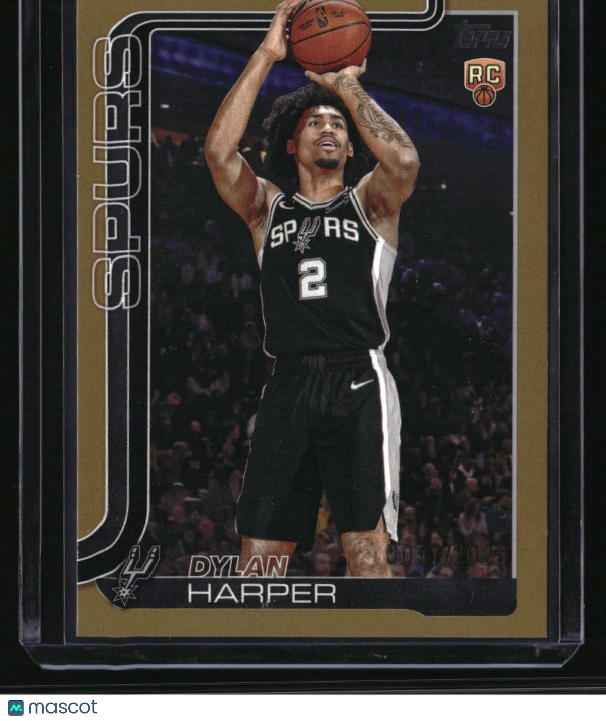 2025-26 Topps Dylan Harper Gold #/2025