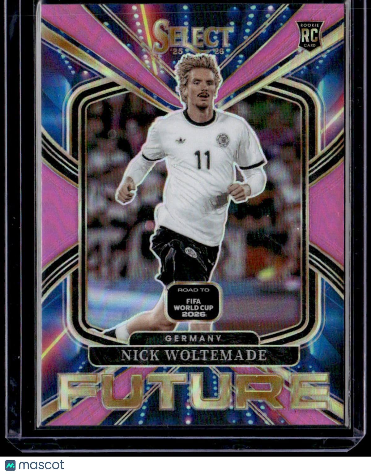 2025-26 Panini Select Road to FIFA World Cup Nick Woltemade Future Pink #/25