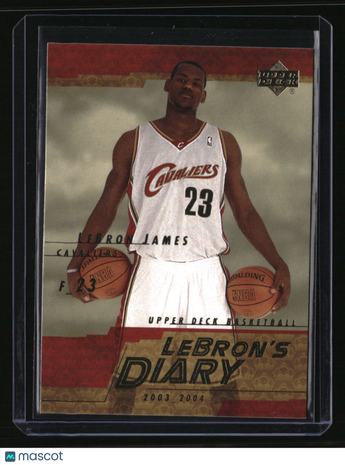 2003-04 Upper Deck LeBron James LeBron's Diary