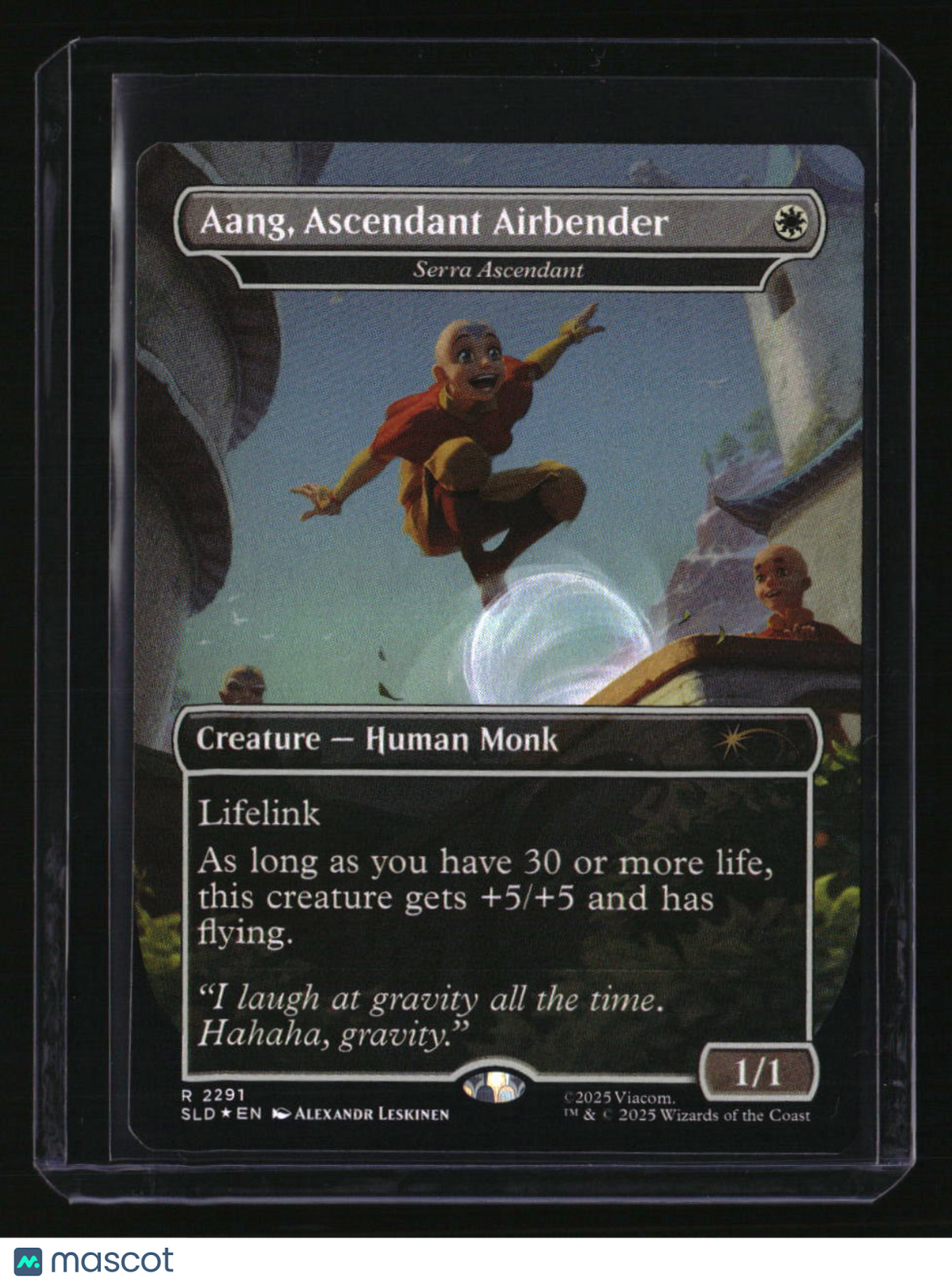 Secret Lair Drop Series Aang, Ascendant Airbender (Rainbow Foil)