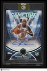 2025-26 Topps 3 Dennis Rodman Game Time Graphs Auto #/49