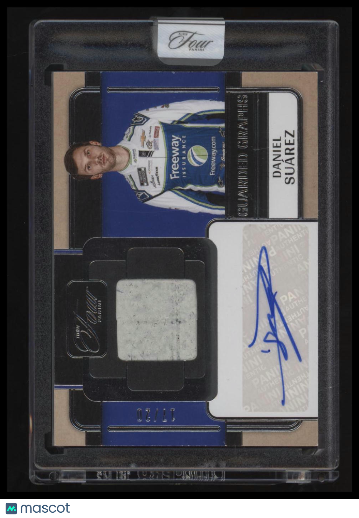 2025 Panini Turn Four Daniel Suarez Guarded Graphs #/20