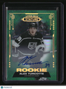 2021-22 Upper Deck Stature Alex Turcotte Autographs Photo Variant Green #/10