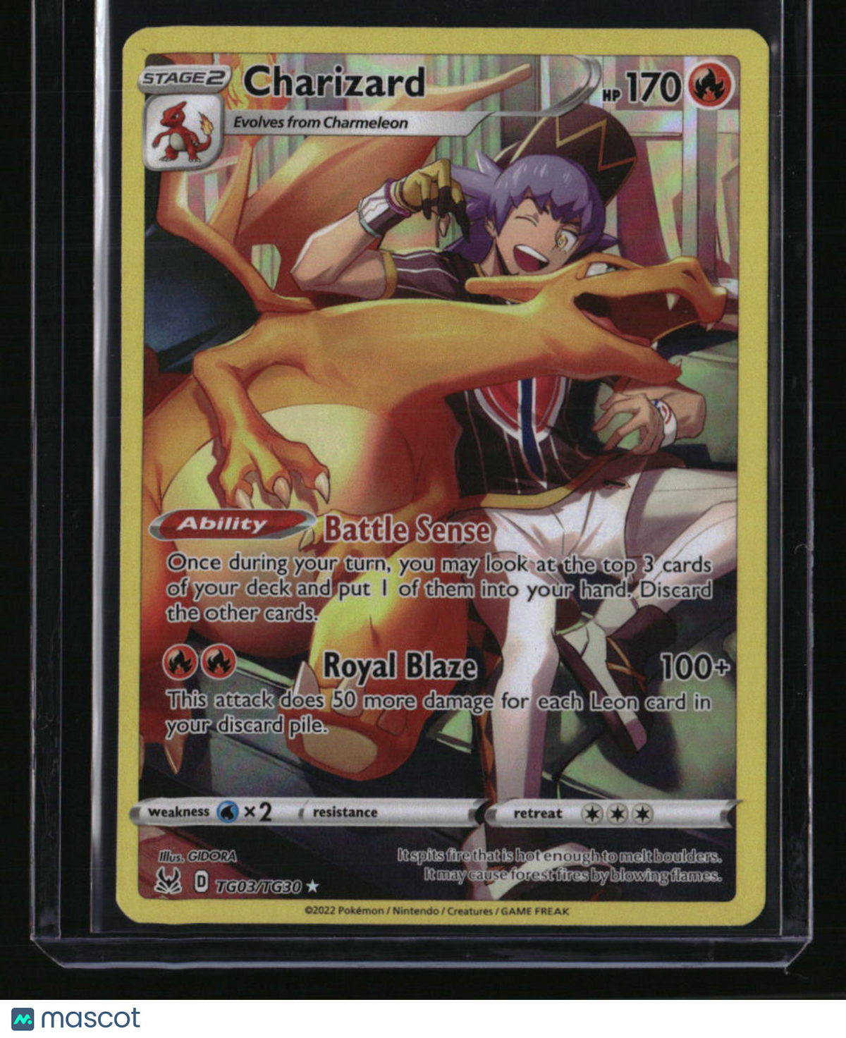 SWSH11: Lost Origin Trainer Gallery Charizard