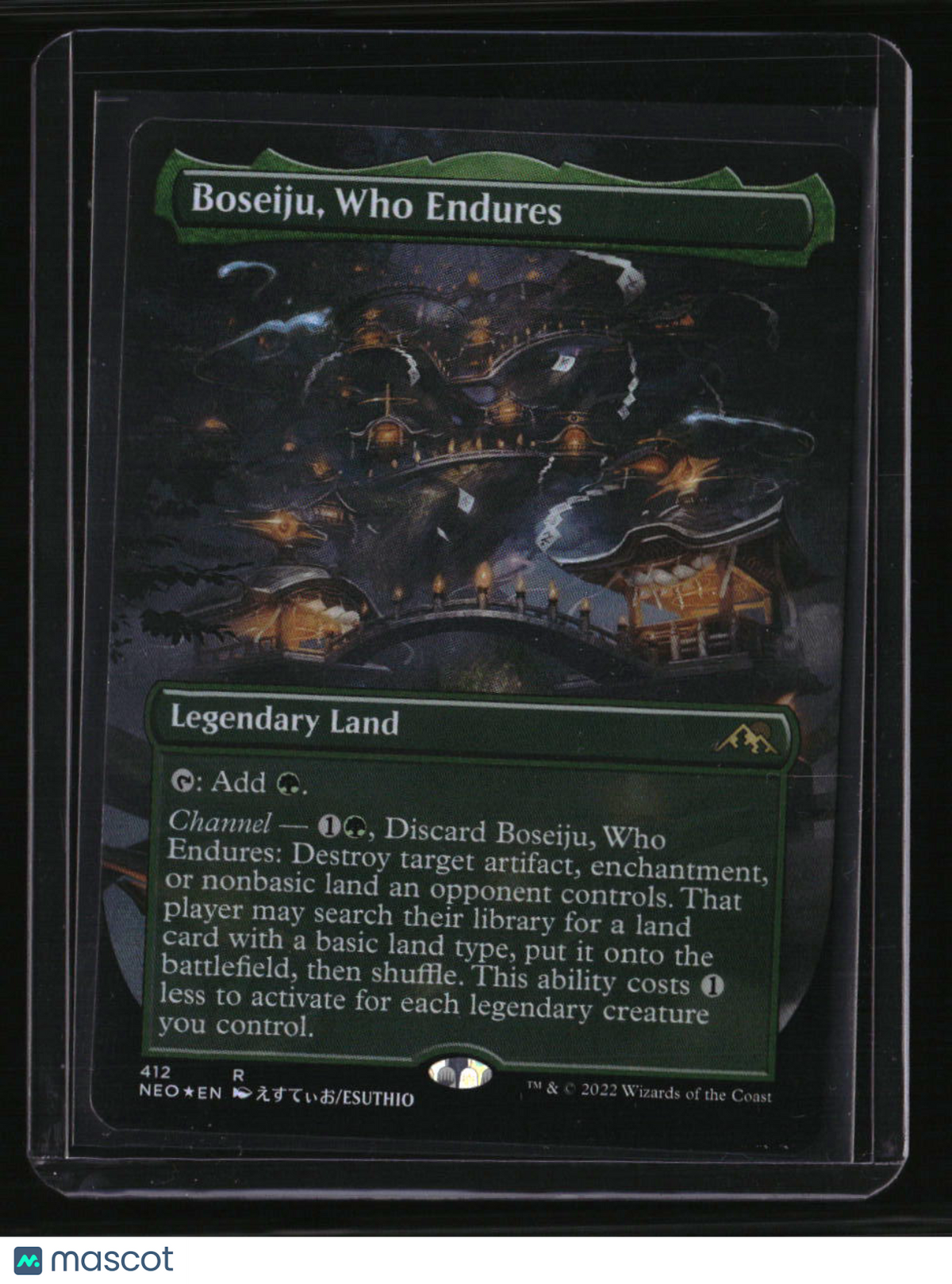 Kamigawa: Neon Dynasty Boseiju, Who Endures (Borderless) Foil