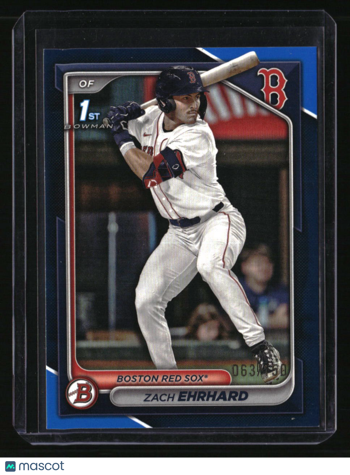 2024 Bowman Draft Zach Ehrhard Blue Border #/150