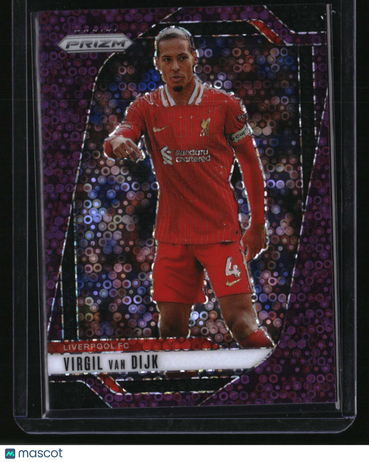 2024-25 Panini Prizm Premier League Virgil van Dijk Purple Breakaway #/25