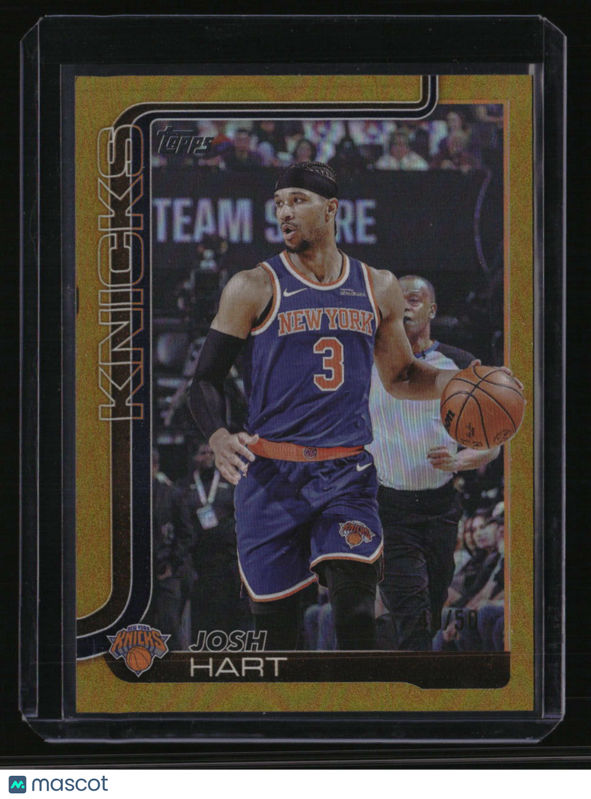 2025-26 Topps Josh Hart Gold Holo Foil #/50