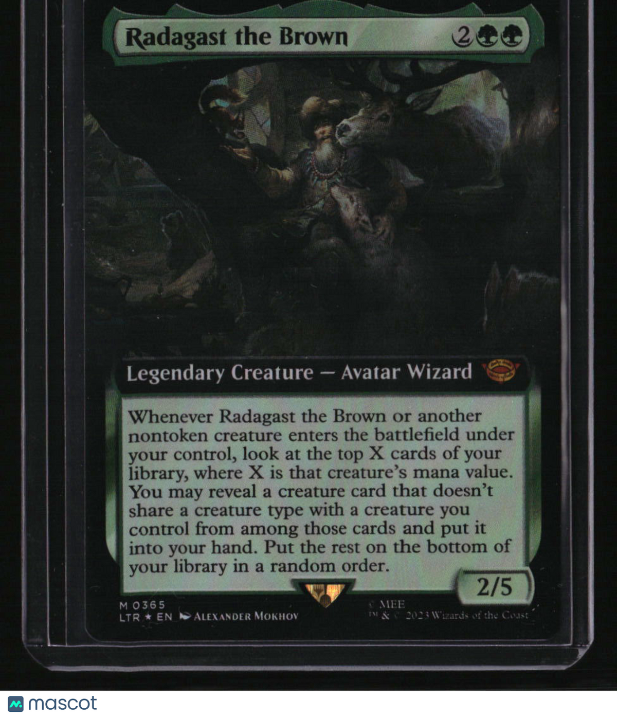 Universes Beyond: The Lord of the Rings: Radagast the Brown (Extended Art) Foil