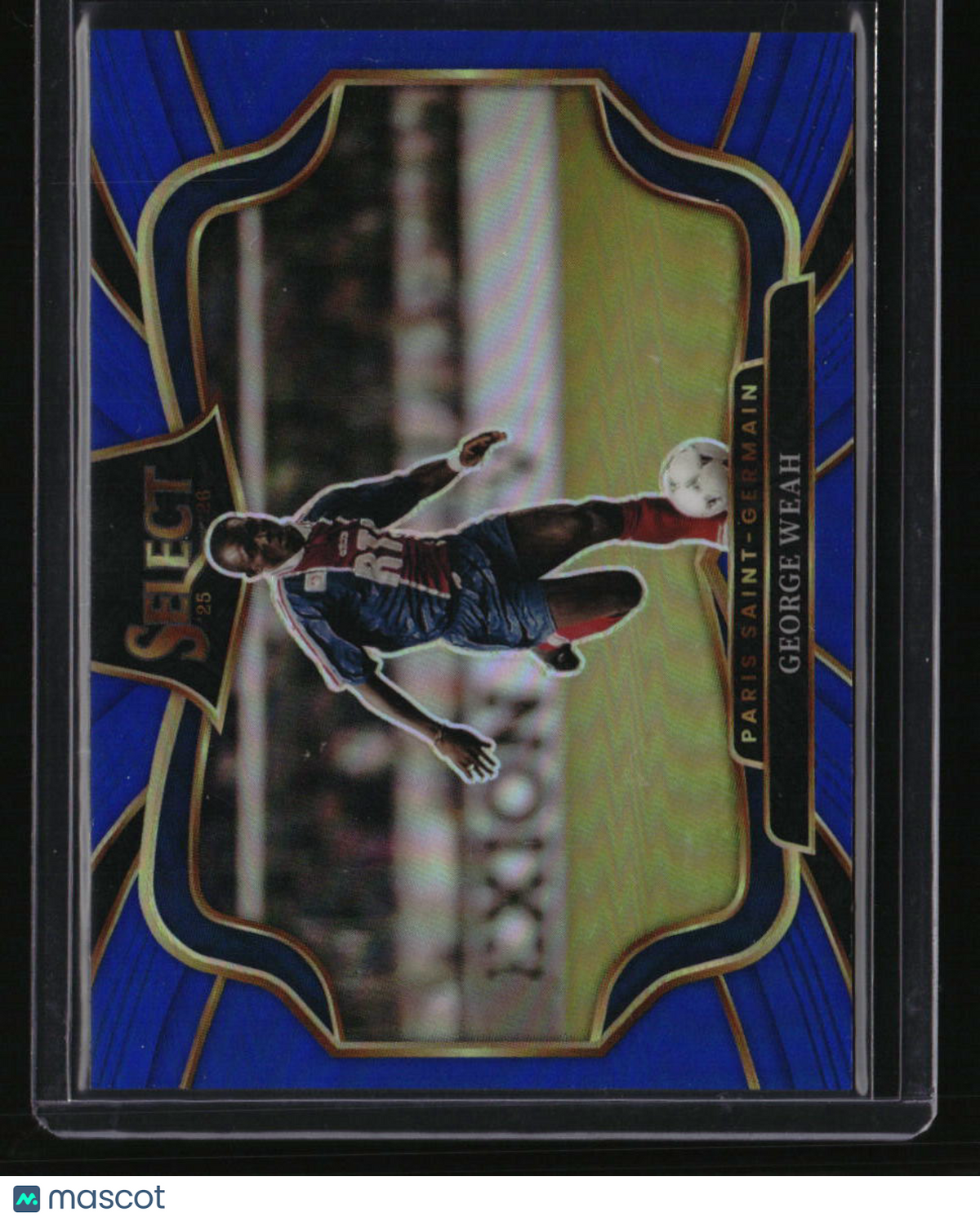 2025-26 Panini Select Ligue 1 George Weah Blue #/40