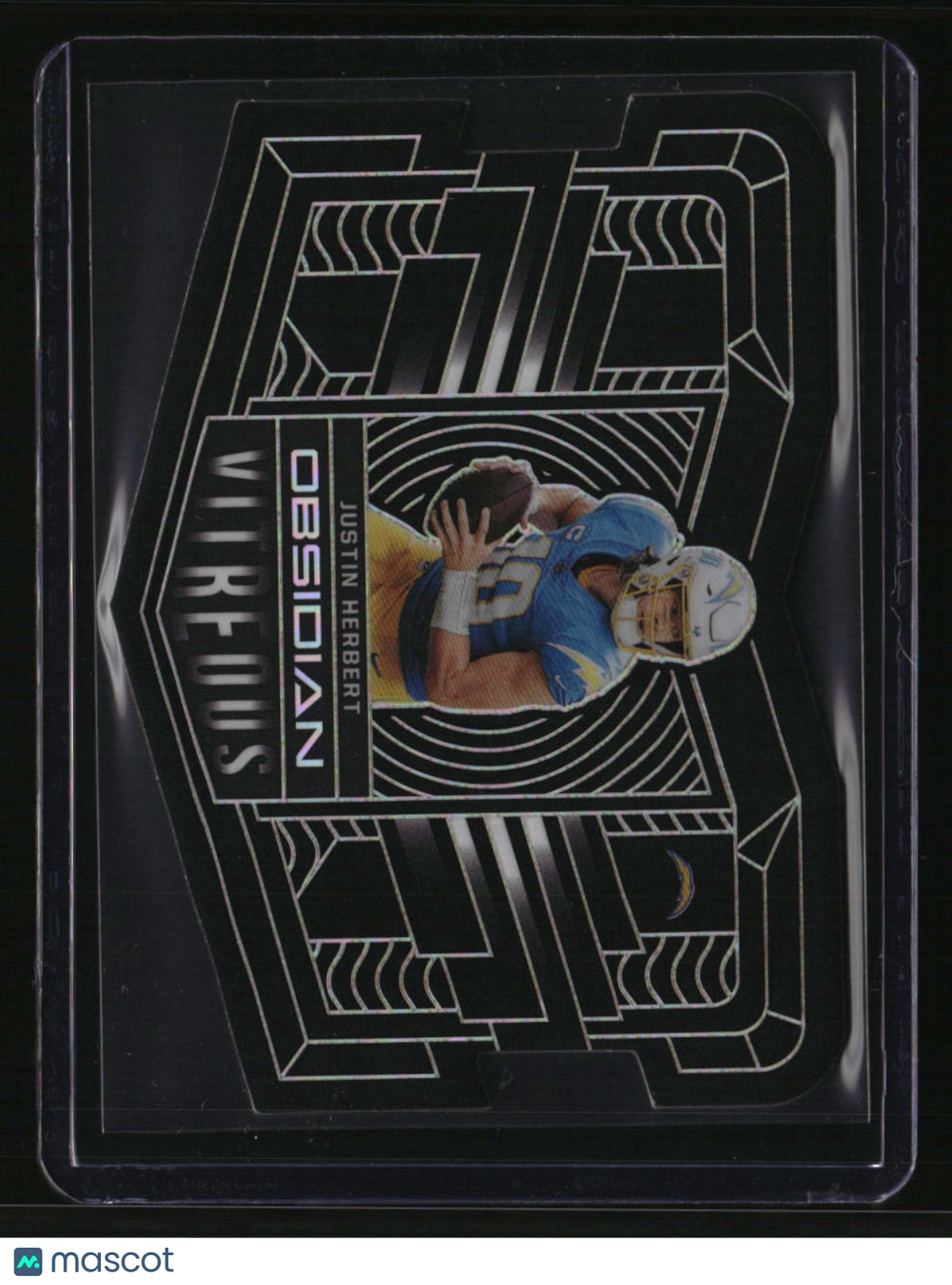 2022 Panini Obsidian Justin Herbert Vitreous #/99