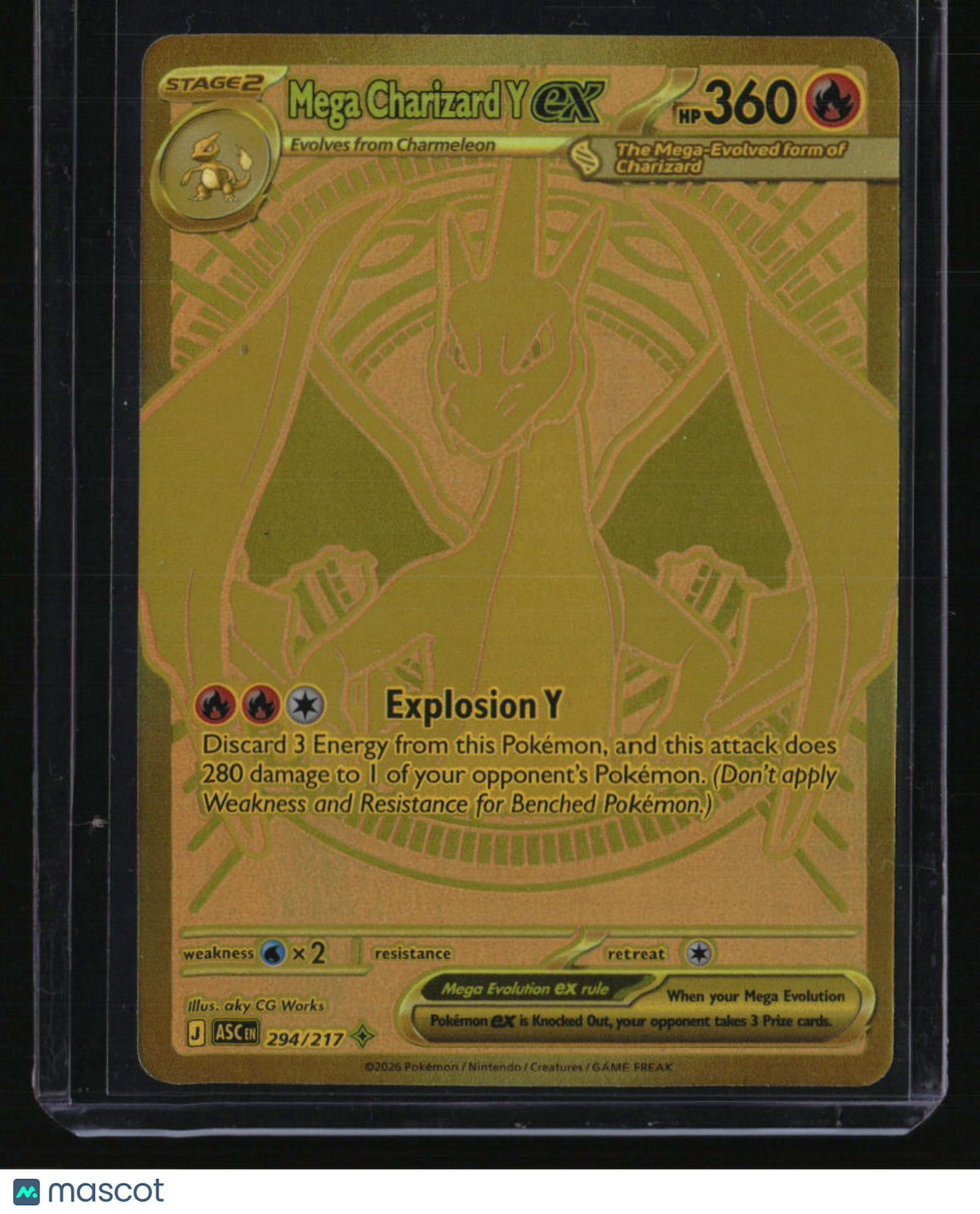 ME: Ascended Heroes Mega Charizard Y ex