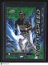 2025 Topps Chrome Cosmic Rickey Henderson Light Speed Green Space Dust #/75